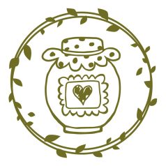   Colop Gumibélyegző  - Jar of jam - Woodies Rubber Stamp (1 db)
