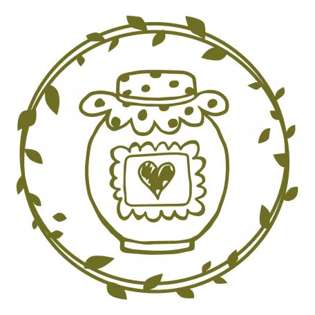 Colop Gumibélyegző  - Jar of jam - Woodies Rubber Stamp (1 db)