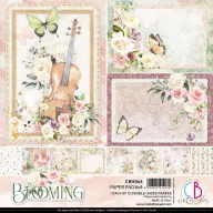   Ciao Bella Scrapbook papírkészlet 8" (20 cm) - Blooming - Paper Pad (12 lap)