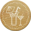 Colop Gumibélyegző  - Cocktails - Woodies Rubber Stamp (1 db)