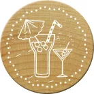 Colop Gumibélyegző  - Cocktails - Woodies Rubber Stamp (1 db)