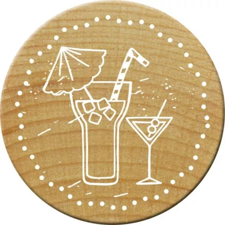 Colop Gumibélyegző  - Cocktails - Woodies Rubber Stamp (1 db)