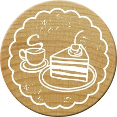   Colop Gumibélyegző  - Coffee and cake - Woodies Rubber Stamp (1 db)
