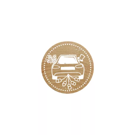 Colop Gumibélyegző  - Car with tins - Woodies Rubber Stamp (1 db)