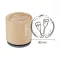 Colop Gumibélyegző  - Glasses of champagne - Woodies Rubber Stamp (1 db)