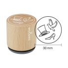 Colop Gumibélyegző  - Cylinder - dove - wedding shoe - Woodies Rubber Stamp (1 db)