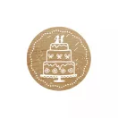 Colop Gumibélyegző  - Wedding cake - Woodies Rubber Stamp (1 db)