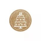 Colop Gumibélyegző  - Wedding cake - Woodies Rubber Stamp (1 db)