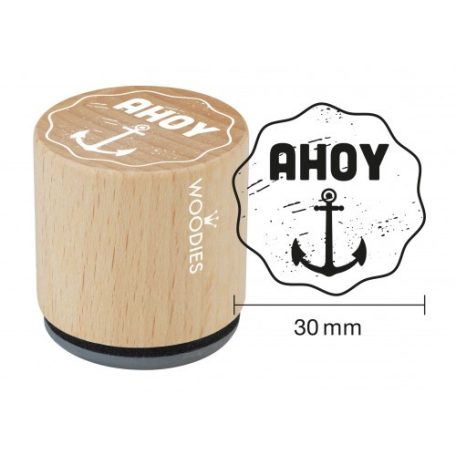 Colop Gumibélyegző  - AHOY - Woodies Rubber Stamp (1 db)