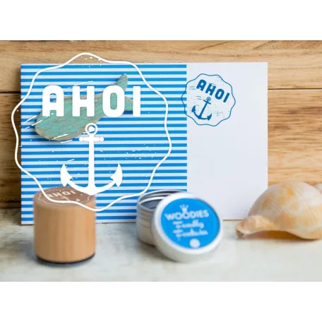 Colop Gumibélyegző  - AHOY - Woodies Rubber Stamp (1 db)