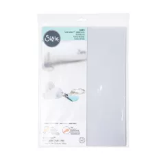   SIZZIX zsugorfólia 666075 - Silver - Metallic Shrink Plastic (8 ív)