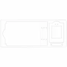 SIZZIX XL vágósablon 666475 - Field Notes & Specim - ScoreBoards XL Die (1 db)