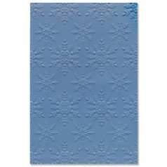   SIZZIX domborító mappa 666470 - Snowflake Sparkle - Multi-Level Textured Embossing Folder (1 csomag)