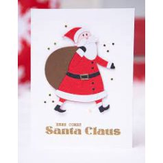   SIZZIX vágósablon 666448 - Santa & Elves  - Thinlits Die Set  (1 csomag)