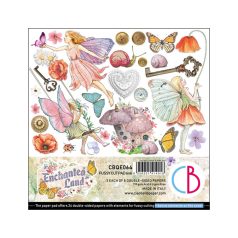   Ciao Bella Kivágóív készlet 6" (15 cm) - Enchanted Land - Fussy Cut Pad (24 lap)