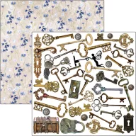   Ciao Bella Kivágóív készlet 6" (15 cm) - Enchanted Land - Fussy Cut Pad (24 lap)