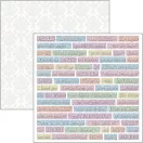 Ciao Bella Kivágóív készlet 6" (15 cm) - Enchanted Land - Fussy Cut Pad (24 lap)