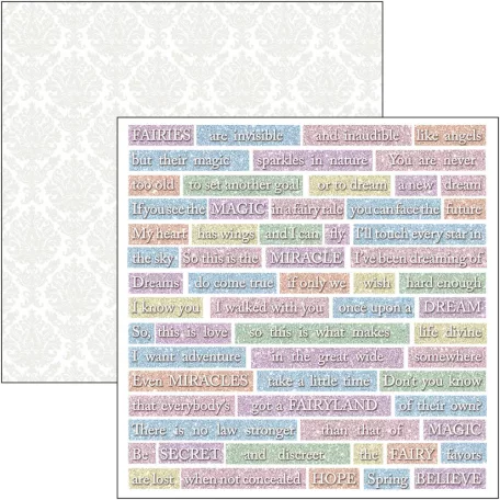 Ciao Bella Kivágóív készlet 6" (15 cm) - Enchanted Land - Fussy Cut Pad (24 lap)