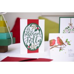   SIZZIX vágósablon 666450 - Jolly Season  - Thinlits Die Set  (1 csomag)