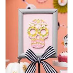 SIZZIX vágósablon 666463 - Skull  - Bigz Die (1 db)