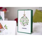 SIZZIX szilikonbélyegző 666325 - Leafy Ornament  - Layered Stamps (1 csomag)