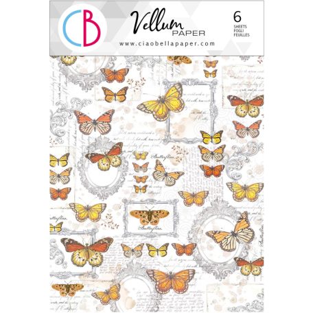 Ciao Bella Vellum papírkészlet A4 - Enchanted Land - Vellum Paper Patterns (1 csomag)