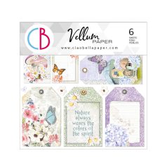   Ciao Bella Vellum kivágóív készlet 6" (15 cm) - Enchanted Land - Vellum Fussy Cut (6 lap)