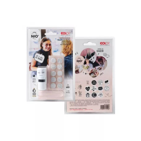 Colop Önfestékező gumibélyegző készlet - Français Set - Little NIO (1 csomag)