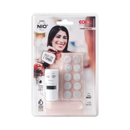 Colop Önfestékező gumibélyegző készlet - Timbri Italiani Set - Little NIO (1 csomag)