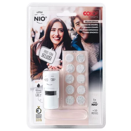 Colop Önfestékező gumibélyegző készlet - Sellos Espana Set - Little NIO (1 csomag)