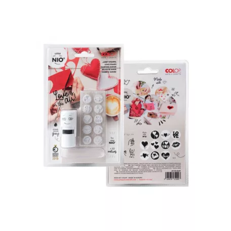 Colop Önfestékező gumibélyegző készlet - Love Set - Little NIO - Szerelem (1 csomag)