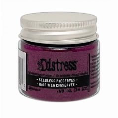   Ranger Distress embossing glaze - Seedless Preserves - Fényes átlátszó domborítópor - Tim Holtz (1 db)