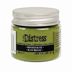   Ranger Distress embossing glaze - Crushed Olive - Fényes átlátszó domborítópor - Tim Holtz (1 db)