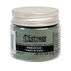  Ranger Distress embossing glaze - Bundled Sage - Fényes átlátszó domborítópor - Tim Holtz (1 db)