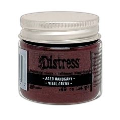   Ranger Distress embossing glaze - Aged Mahogany - Fényes átlátszó domborítópor - Tim Holtz (1 db)