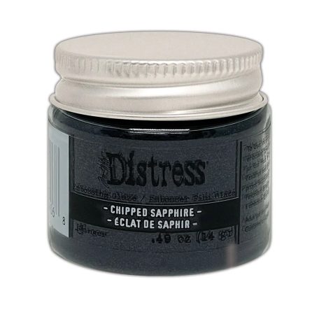 Ranger Distress embossing glaze - Chipped Sapphire - Fényes átlátszó domborítópor - Tim Holtz (1 db)