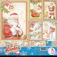   Ciao Bella Scrapbook papírkészlet 12" (30 cm) - Dear Santa - Paper Pad (12 lap)