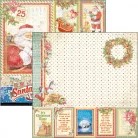 Ciao Bella Scrapbook papírkészlet 12" (30 cm) - Dear Santa - Paper Pad (12 lap)