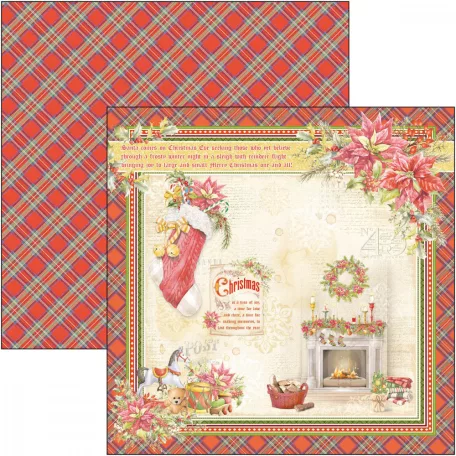 Ciao Bella Scrapbook papírkészlet 12" (30 cm) - Dear Santa - Paper Pad (12 lap)