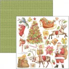 Ciao Bella Scrapbook papírkészlet 12" (30 cm) - Dear Santa - Paper Pad (12 lap)