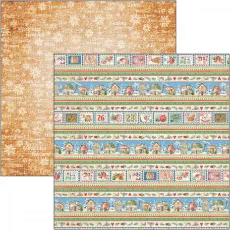 Ciao Bella Scrapbook papírkészlet 12" (30 cm) - Dear Santa - Paper Pad (12 lap)