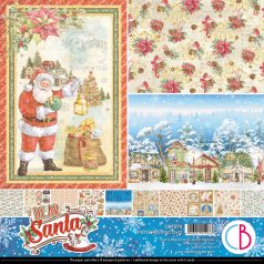   Ciao Bella Scrapbook papírkészlet 12" (30 cm) - Dear Santa - Patterns Pad (8 lap)