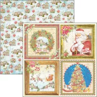   Ciao Bella Scrapbook papírkészlet 12" (30 cm) - Dear Santa - Patterns Pad (8 lap)