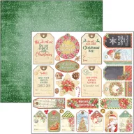   Ciao Bella Scrapbook papírkészlet 12" (30 cm) - Dear Santa - Patterns Pad (8 lap)