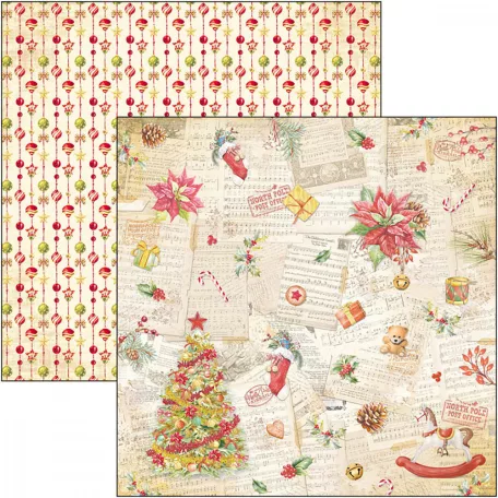 Ciao Bella Scrapbook papírkészlet 12" (30 cm) - Dear Santa - Patterns Pad (8 lap)