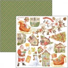 Ciao Bella Scrapbook papírkészlet 12" (30 cm) - Dear Santa - Patterns Pad (8 lap)