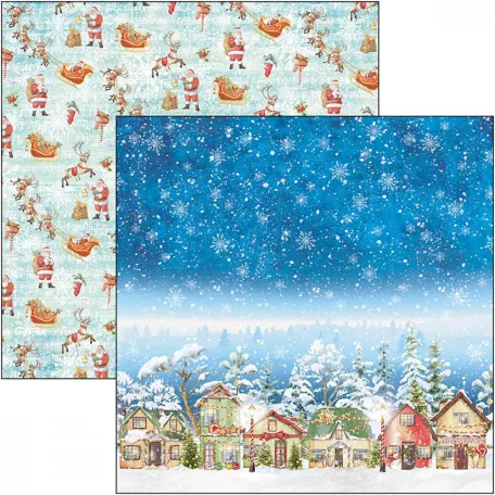 Ciao Bella Scrapbook papírkészlet 12" (30 cm) - Dear Santa - Patterns Pad (8 lap)