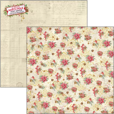 Ciao Bella Scrapbook papírkészlet 12" (30 cm) - Dear Santa - Patterns Pad (8 lap)