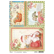   Ciao Bella Rizspapír A4 - Holiday cheer - Dear Santa - Rice Paper (1 ív)