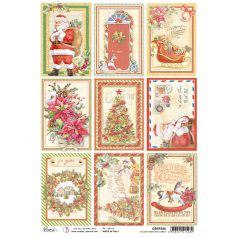   Ciao Bella Rizspapír A4 - Holiday greetings cards - Dear Santa - Rice Paper (1 ív)